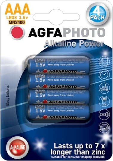 AgfaPhoto Алкални Батерии AAA 1.5V 4бр