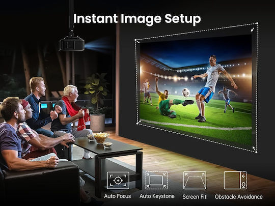 Yaber K3 Projector DLP Full HD Απλής Λάμπας με Wi-Fi και Ενσωματωμένα Ηχεία