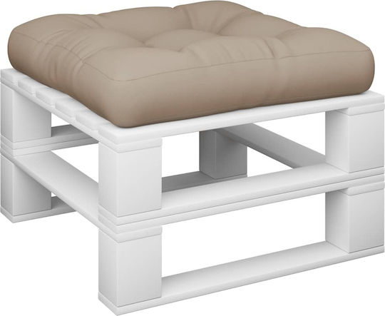 vidaXL Pernă De Bancă Pentru Perne Pentru Scaune De Grădină Taupe, Bej-Gri 60x61.5cm