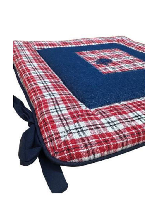 Linea Home Μαξιλάρι Καρέκλας Κήπου Jean Τζιν 40x40εκ.