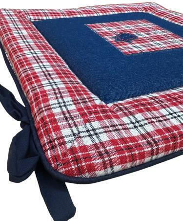 Linea Home Μαξιλάρι Καρέκλας Κήπου Jean Τζιν 40x40εκ.
