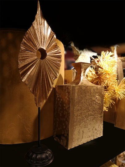 InTheBox Διακοσμητικό Φύλλο Ussia Πολυρητίνης 13.5x8x42cm