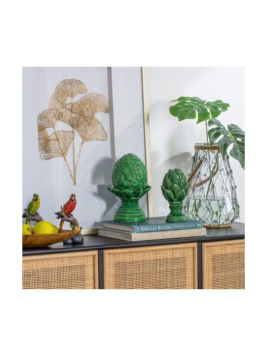 Artekko Decorative Space made of Ceramic Material 15.50x15.50x24cm 1pcs