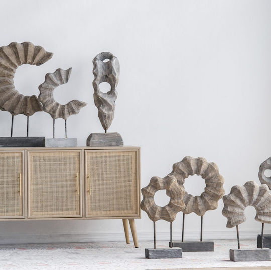 Artekko Διακοσμητικό Χώρου από Ξύλο 42x13x67cm