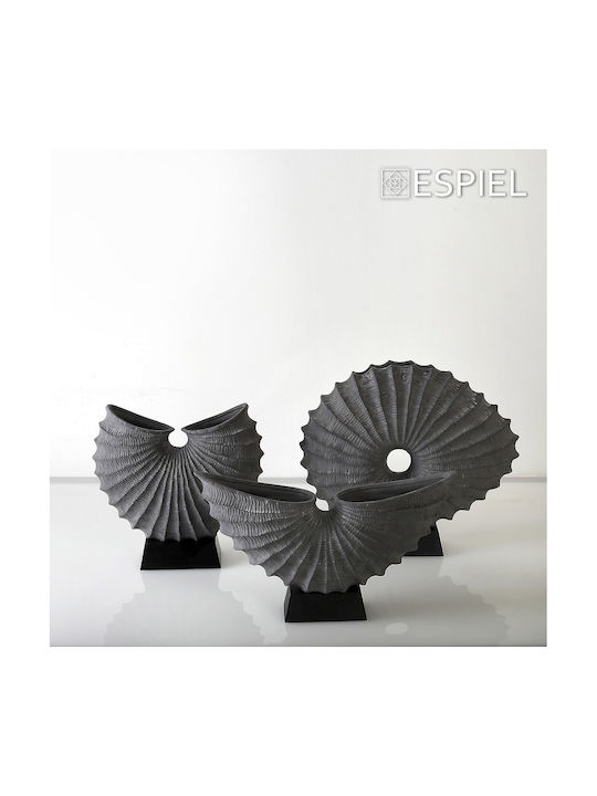 Espiel Decorative Space Lucky Horn made of Ceramic Material 42.5x11x25.5cm 1pcs