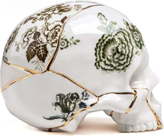 Seletti Декоративен за пространство Skull от Керамичен Материал 1бр