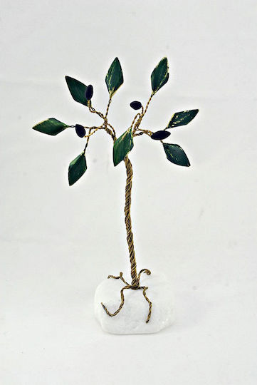 Epilekton Art Dekorative Olive aus Kupfer 6x12cm 1Stück