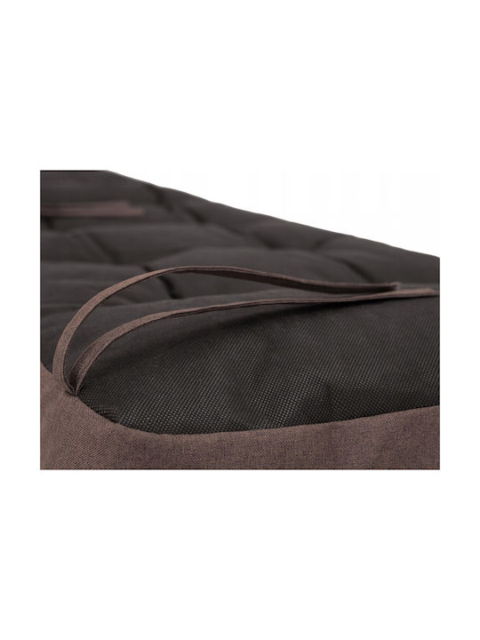 Bench Cushion for Garden Brown 50x120cm