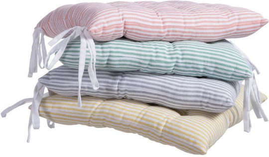Nef-Nef Homeware Garden Chair Cushion Yellow 45x45cm