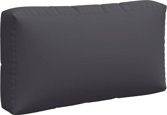 vidaXL Pernă De Canapea Pentru Scaune De Grădină Cu Spătar Waterproof Antracit 3 Bucăți