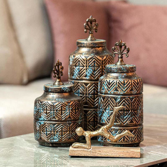 Fylliana Διακοσμητικό Χώρου Yoga από Μέταλλο 18x10x15cm Fylliana Διακοσμητικό Χώρου Yoga από Μέταλλο 18x10x15cm