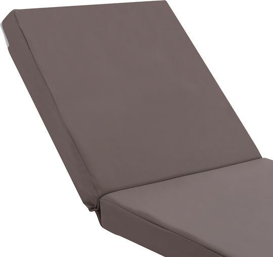 HomeMarkt Sunbed Cushion with Backrest Sifnos Grey 70x190cm