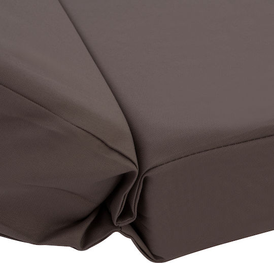 HomeMarkt Sunbed Cushion with Backrest Sifnos Grey 70x190cm