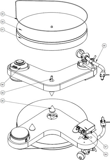 Pro-Ject Audio RPM 1 Carbon Πικάπ με Belt Drive Μαύρο