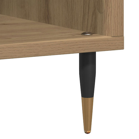 vidaXL Hi-Fi Furniture Brown 38x84.5x89cm