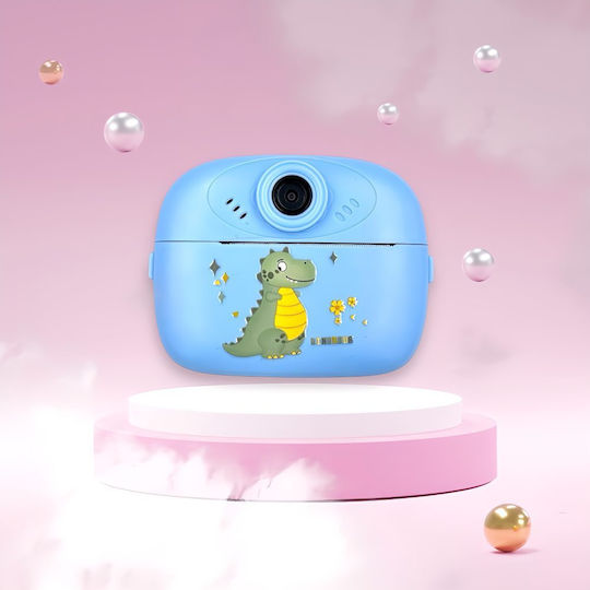 K800-B Kinderkamera 12MP mit Thermodruck Blau