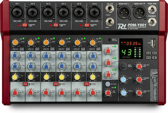 Power Dynamics PDM-Y801 6 XLR Inputs & Bluetooth