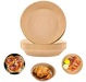 Set 4x25 Hârtie Pergament de Unică Folosință pentru Friteuză cu Aer Tecos, Diametru 16 cm, Maro, 100 Bucăți