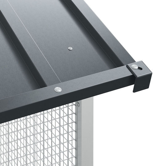 Vidaxl Bird Cage Anthracite 310x227x247 Steel Silver