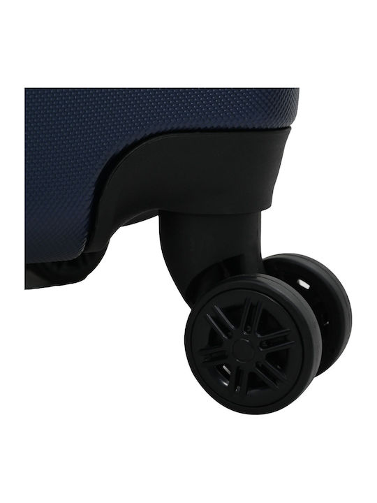 vidaXL Reise Koffer Hart Marineblau mit 4 Räder Set 3 Stück