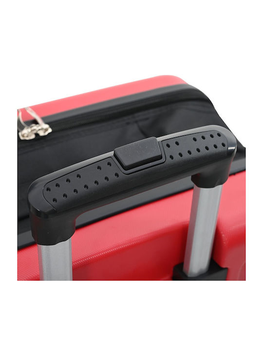 Vidaxl Foldable Hard Shell Suitcase 24'' Red 43x27x66 cm ABS Red