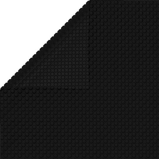 vidaXL Solar Rechteckige Poolabdeckung Poolabdeckung Schwarz 450x220 cm aus Polyethylen 450x220cm 1Stück