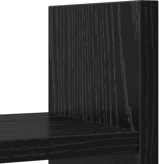 Vidaxl Schreibtisch-Organizer Schwarz Eiche 50x15,5x35,5 cm