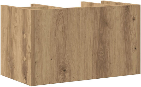 Office Organizer Black Oak 44.5x24x25 Cm Made of Wood