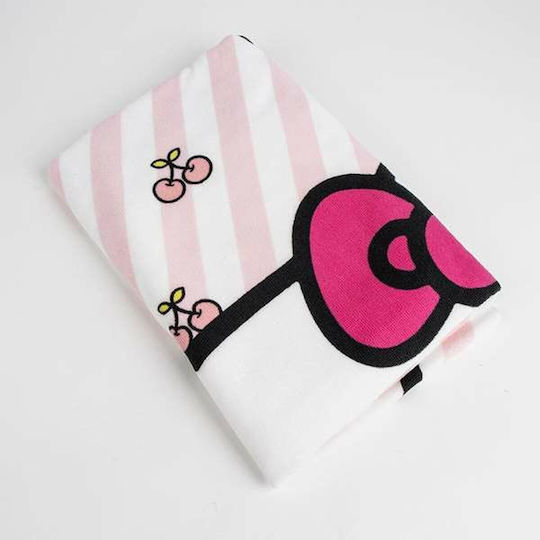 Prosop de Plajă Hello Kitty Roz Deschis 70 X 140 Cm