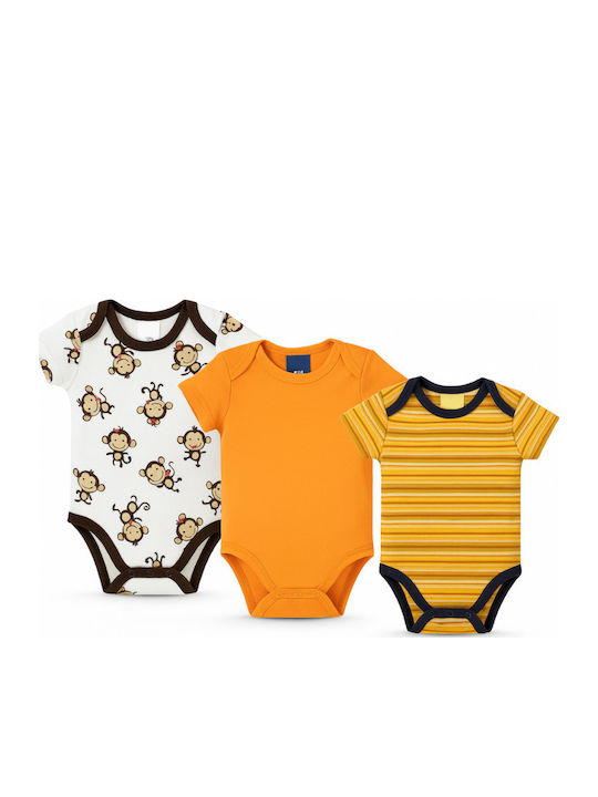 Mother Nest Multicolour Bodysuits Set