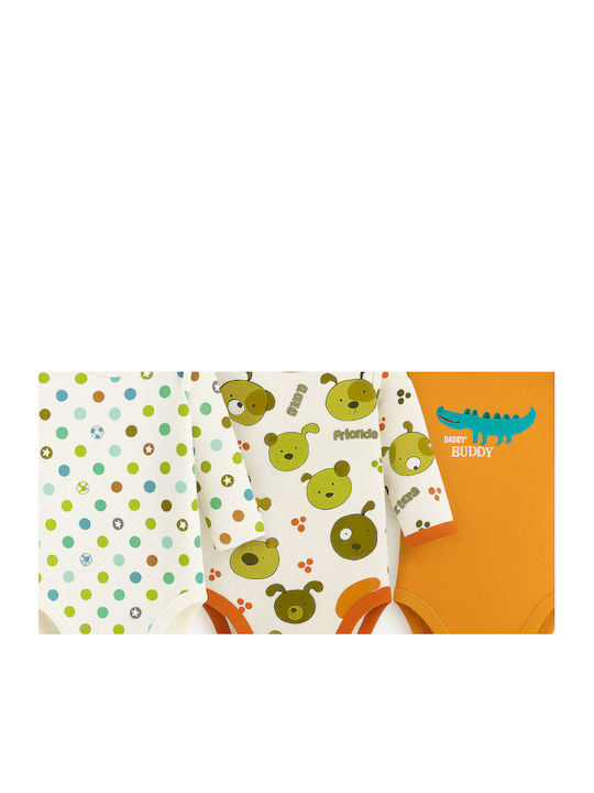 Mother Nest Multicolour Bodysuits Set