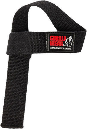 Gorilla Wear Non-Padded Straps Περικάρπια Άρσης Βαρών Μαύρα 2 τμχ
