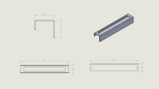 Verdi Single Wall-Mounted Bathroom Hook 15x90cm Inox White Verdi Single Wall-Mounted Bathroom Hook 15x90cm Inox White