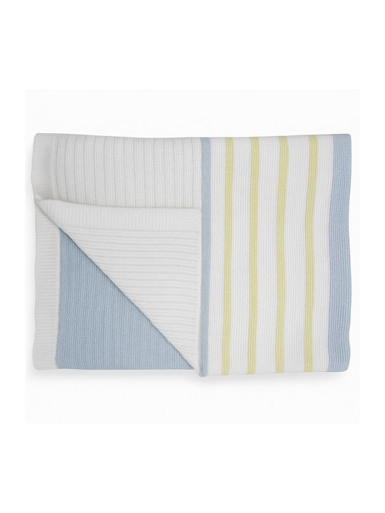 Kikka Boo Κουβέρτα Αγκαλιάς & Λίκνου Stripes 75x100εκ.