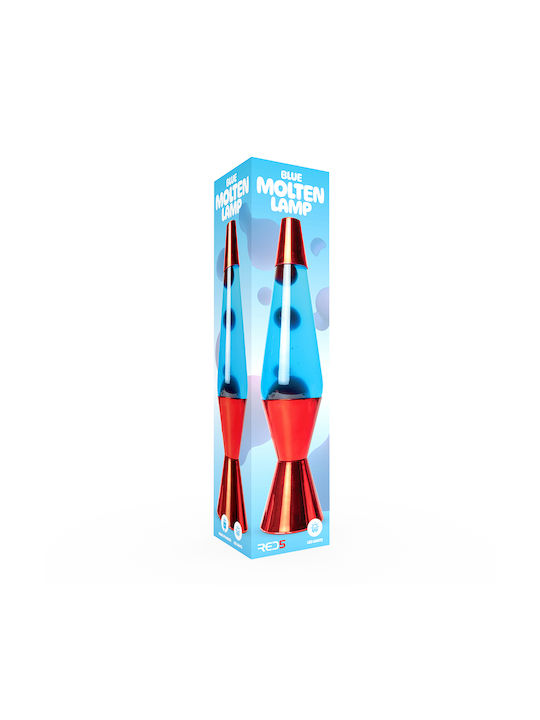 RED5 Dekorative Lampe Lavalampe Rot