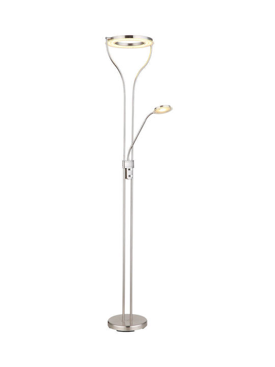 Globo Lighting LED Φωτιστικό Δαπέδου Ασημί Globo Lighting LED Φωτιστικό Δαπέδου Ασημί