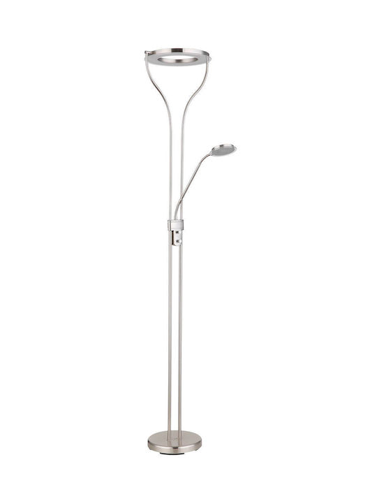 Globo Lighting LED Stehlampe Silber