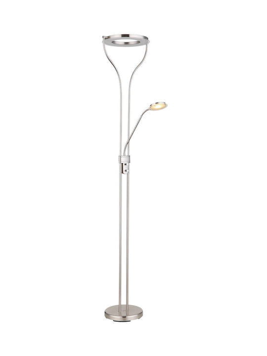 Globo Lighting LED Stehlampe Silber