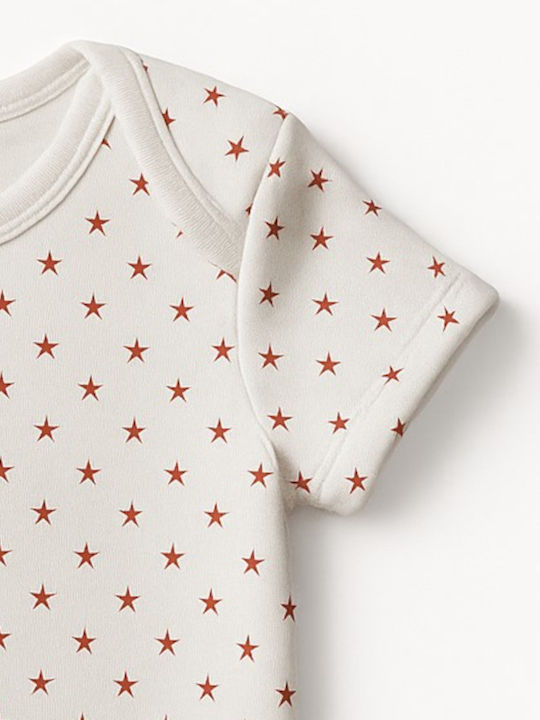 Mother Nest Onesie White Red