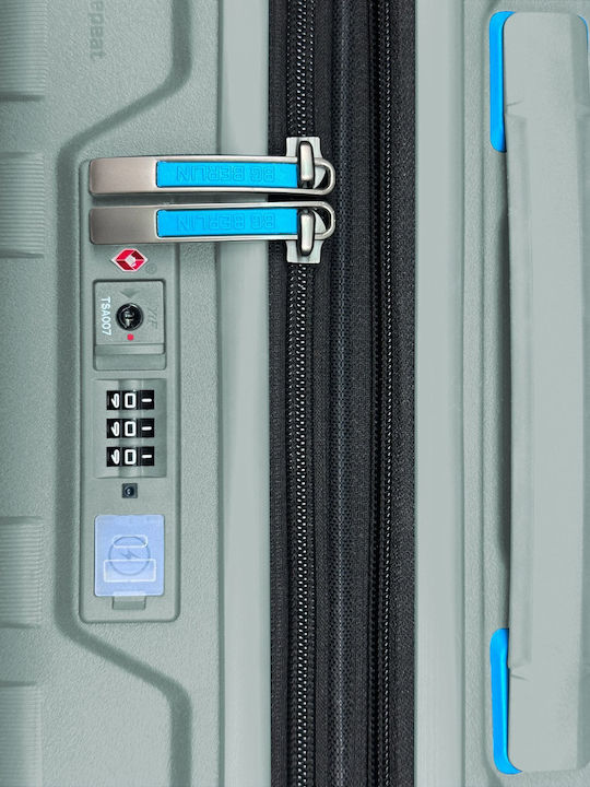 Bg Berlin Expandable Travel Suitcases Hard Mint with 4 Wheels BG003/12MIN/2PSN