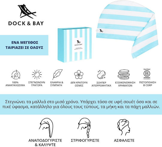 Dock & Bay Prosop Din Microfibră Pentru Păr