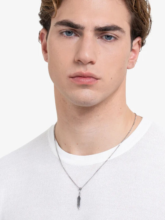 Luca Barra Charm aus Stahl