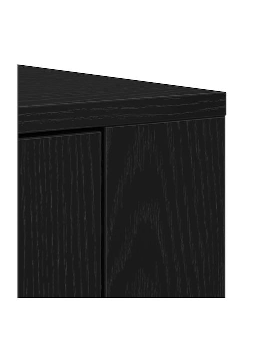 Шкаф Офис Black Oak 80x33x150см
