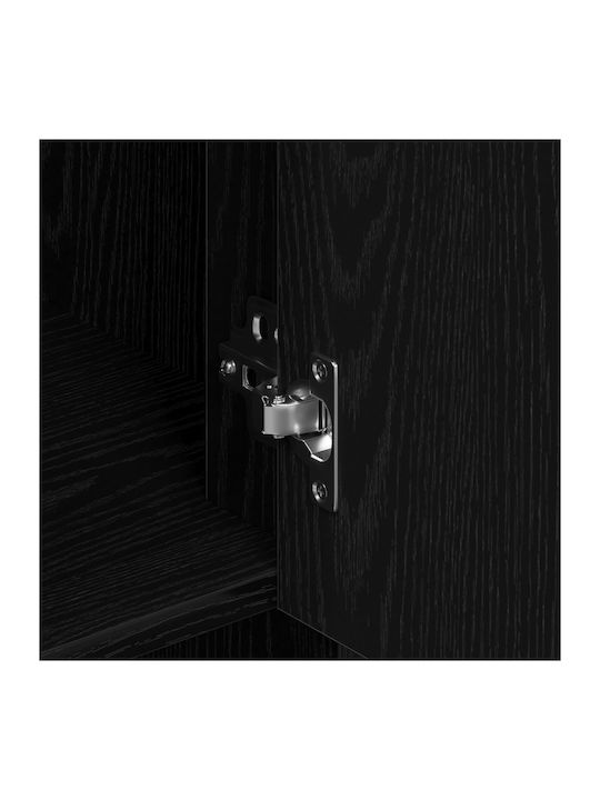 Шкаф Офис Black Oak 80x33x150см