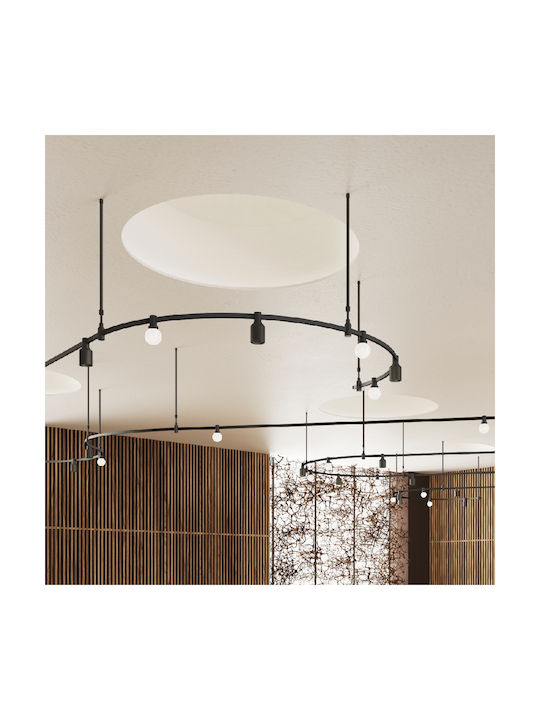 Inlight LED Θερμό Λευκό Σποτ σε Μαύρο Χρώμα