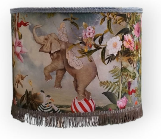 Abajur Circ cu Elefant Dimensiuni Bază 45*35
