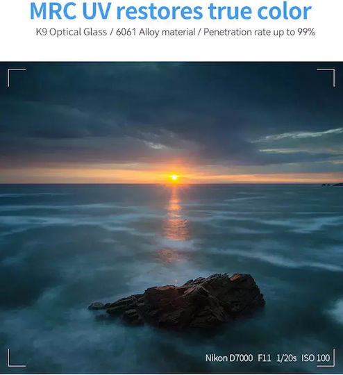 7artisans Filter UV / PRO 62mm with MRC Coating for Camera Lenses