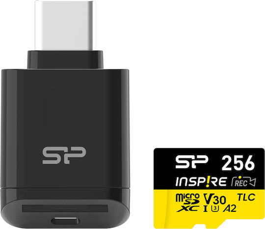 Silicon Power microSDXC 256GB U3 V30 A1 UHS-I 170MB/s