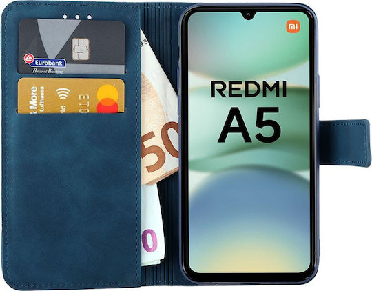 Lime Book Δερματίνης / Σιλικόνης Μπλε (Redmi A5)