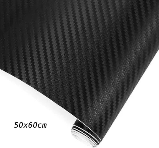 Carsun Αυτοκόλλητη Ταινία Αυτοκινήτου Carbon